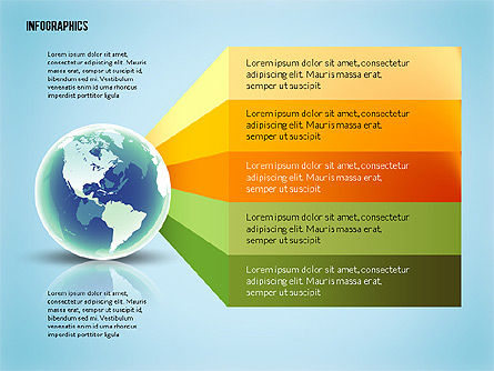 Infografis Global, Slide 8, 02609, Diagram Panggung — PoweredTemplate.com