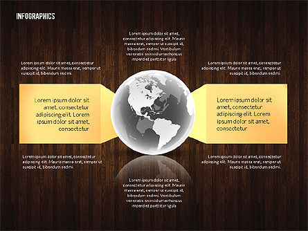 Infografis Global, Slide 9, 02609, Diagram Panggung — PoweredTemplate.com