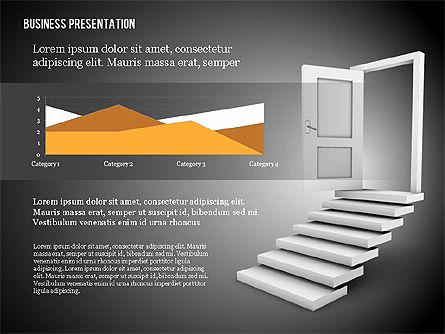 Plantilla de presentación de puerta de oportunidad, Diapositiva 10, 02610, Plantillas de presentación — PoweredTemplate.com