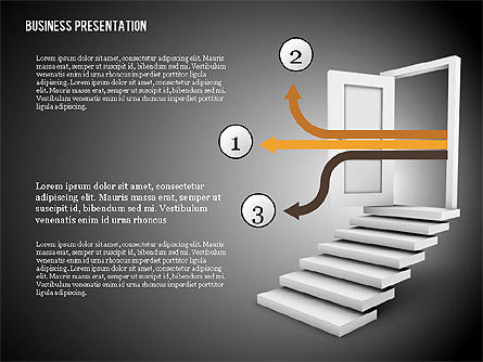 Opportunity Door Presentation Template, Slide 11, 02610, Presentation Templates — PoweredTemplate.com
