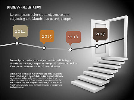 Plantilla de presentación de puerta de oportunidad, Diapositiva 16, 02610, Plantillas de presentación — PoweredTemplate.com