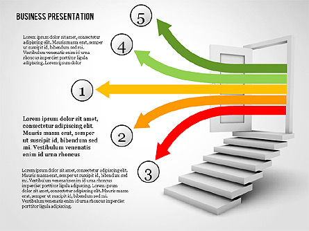 Plantilla de presentación de puerta de oportunidad, Diapositiva 5, 02610, Plantillas de presentación — PoweredTemplate.com
