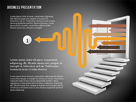 Plantilla de presentación de puerta de oportunidad, Diapositiva 9, 02610, Plantillas de presentación — PoweredTemplate.com