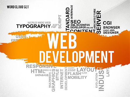 Modèle de présentation en nuage de mots de développement logiciel, Diapositive 6, 02611, Modèles commerciaux — PoweredTemplate.com
