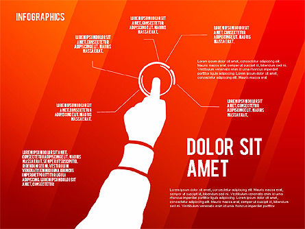 Infografis Dengan Siluet, Slide 14, 02612, Infografis — PoweredTemplate.com