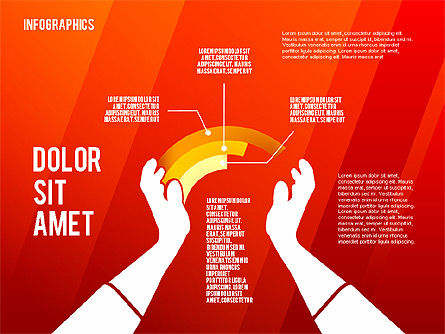 Infografis Dengan Siluet, Slide 15, 02612, Infografis — PoweredTemplate.com