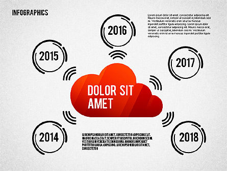Infographie avec des silhouettes, Diapositive 3, 02612, Infographies — PoweredTemplate.com