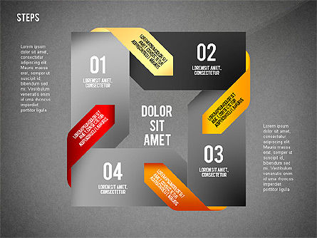 Kotak Peralatan Proses Bertahap, Slide 14, 02614, Diagram Proses — PoweredTemplate.com