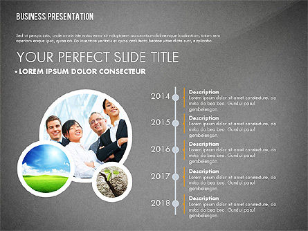 Plantilla de presentación graciosa, Diapositiva 10, 02615, Plantillas de presentación — PoweredTemplate.com
