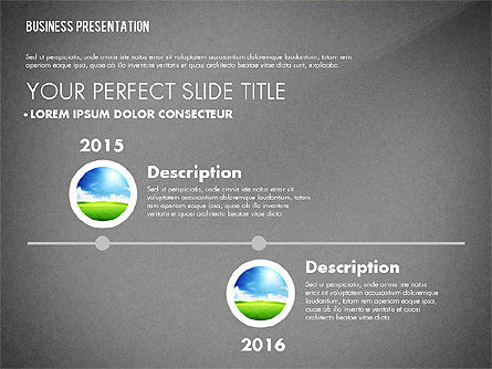 Modèle de présentation gracieux, Diapositive 12, 02615, Modèles de présentations — PoweredTemplate.com
