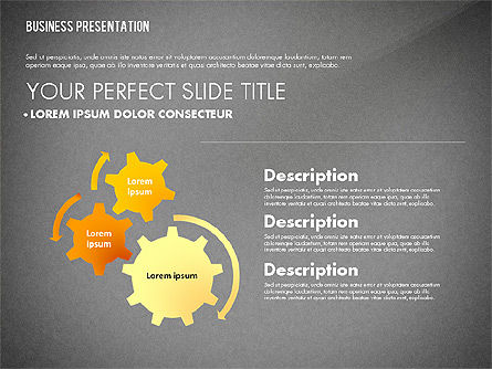 Modèle de présentation gracieux, Diapositive 16, 02615, Modèles de présentations — PoweredTemplate.com