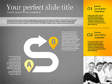 Presentation Template with Shapes, Slide 10, 02618, Presentation Templates — PoweredTemplate.com