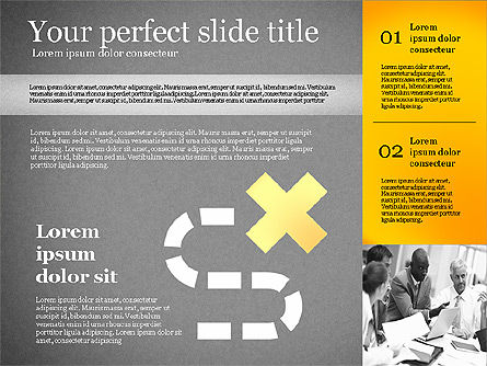 Plantilla de presentación con formas, Diapositiva 16, 02618, Plantillas de presentación — PoweredTemplate.com