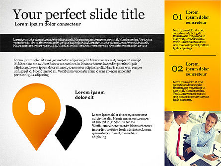 Plantilla de presentación con formas, Diapositiva 6, 02618, Plantillas de presentación — PoweredTemplate.com