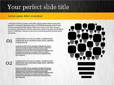 Plantilla de presentación empresarial creativa, Diapositiva 16, 02622, Plantillas de presentación — PoweredTemplate.com