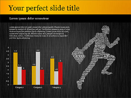 Modèle de présentation commerciale créative, Diapositive 2, 02622, Modèles de présentations — PoweredTemplate.com