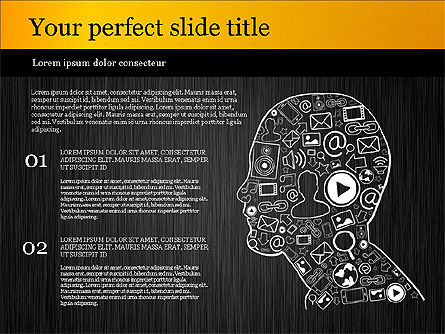 Modèle de présentation commerciale créative, Diapositive 3, 02622, Modèles de présentations — PoweredTemplate.com