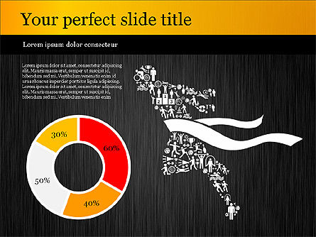 Modèle de présentation commerciale créative, Diapositive 4, 02622, Modèles de présentations — PoweredTemplate.com