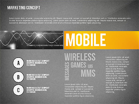 Modèle de présentation en nuage de mots marketing, Diapositive 11, 02623, Modèles de présentations — PoweredTemplate.com