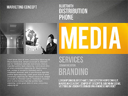 Plantilla de presentación de Word Cloud para marketing, Diapositiva 14, 02623, Plantillas de presentación — PoweredTemplate.com