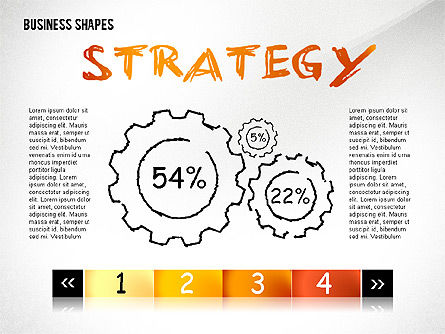 Marketing Steps Strategy Presentation Template, Slide 4, 02625, Presentation Templates — PoweredTemplate.com