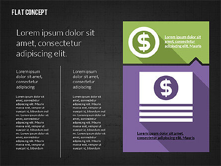 Flat Design Presentation Template, Slide 14, 02626, Presentation Templates — PoweredTemplate.com