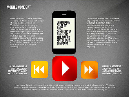 Mobiele diensten presentatieconcept, Dia 15, 02629, Presentatie Templates — PoweredTemplate.com