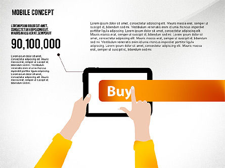 Concept de présentation des services mobiles, Diapositive 6, 02629, Modèles de présentations — PoweredTemplate.com