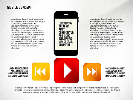 Mobiele diensten presentatieconcept, Dia 7, 02629, Presentatie Templates — PoweredTemplate.com
