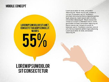 Concept de présentation des services mobiles, Diapositive 8, 02629, Modèles de présentations — PoweredTemplate.com