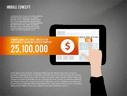 Mobiele diensten presentatieconcept, Dia 9, 02629, Presentatie Templates — PoweredTemplate.com