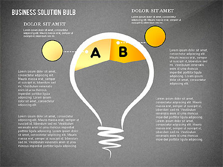 Soluzione mette in scena il concetto, Slide 10, 02632, Diagrammi Palco — PoweredTemplate.com