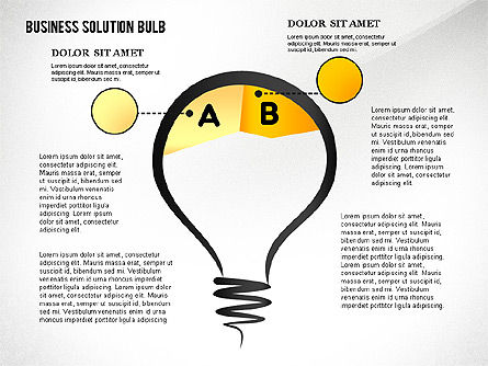Concepto de Etapas de Solución, Diapositiva 2, 02632, Diagramas de la etapa — PoweredTemplate.com