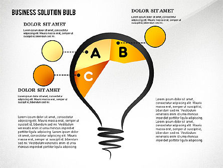 Soluzione mette in scena il concetto, Slide 3, 02632, Diagrammi Palco — PoweredTemplate.com