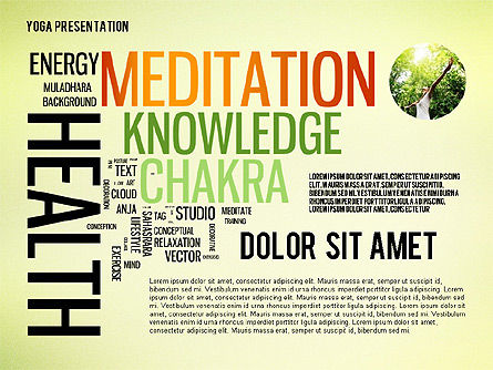 Template Presentasi Awan Kata Yoga, Slide 5, 02633, Templat Presentasi — PoweredTemplate.com