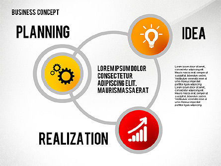 Concept de présentation clé pour le succès, Diapositive 4, 02636, Formes — PoweredTemplate.com