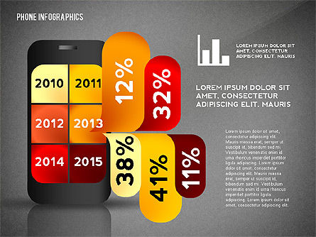Plantilla de presentación de Smartphone, Diapositiva 14, 02637, Plantillas de presentación — PoweredTemplate.com