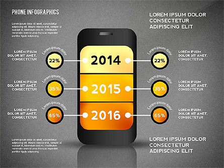 Modèle de présentation de smartphone, Diapositive 16, 02637, Modèles de présentations — PoweredTemplate.com
