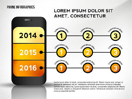 Modèle de présentation de smartphone, Diapositive 5, 02637, Modèles de présentations — PoweredTemplate.com