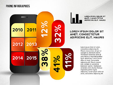 Modelo de apresentação do smartphone, Deslizar 6, 02637, Modelos de Apresentação — PoweredTemplate.com
