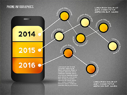 Modèle de présentation de smartphone, Diapositive 9, 02637, Modèles de présentations — PoweredTemplate.com