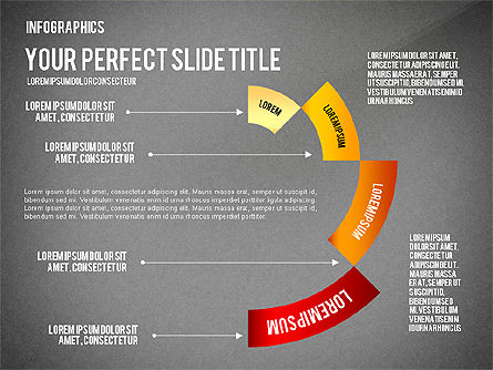 Infografische Präsentationsdiagramme, Folie 13, 02638, Infografiken — PoweredTemplate.com