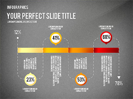 Tableaux de présentation d'infographies, Diapositive 14, 02638, Infographies — PoweredTemplate.com