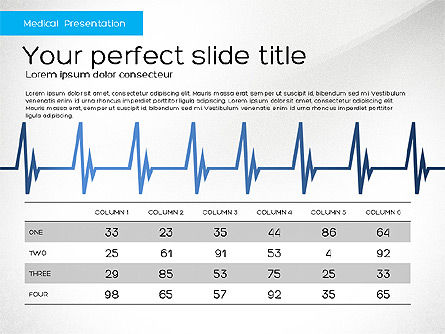 Medical Presentation Template, PowerPoint Template, 02639, Medical Diagrams and Charts — PoweredTemplate.com