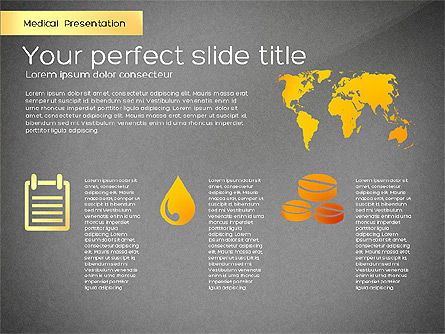 Medical Presentation Template, Slide 12, 02639, Medical Diagrams and Charts — PoweredTemplate.com