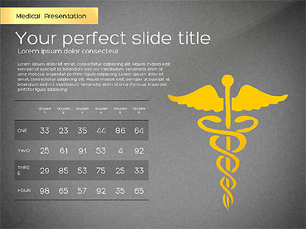Modelo de apresentação médica, Deslizar 13, 02639, Diagramas e Gráficos Médicos — PoweredTemplate.com