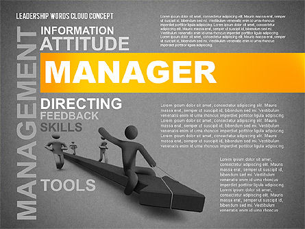 Modèle de présentation en nuage de mots de leadership, Diapositive 10, 02643, Modèles de présentations — PoweredTemplate.com
