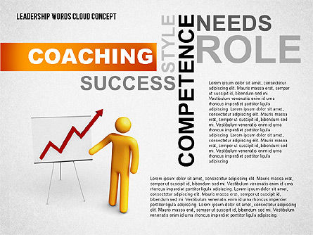 Modèle de présentation en nuage de mots de leadership, Diapositive 5, 02643, Modèles de présentations — PoweredTemplate.com