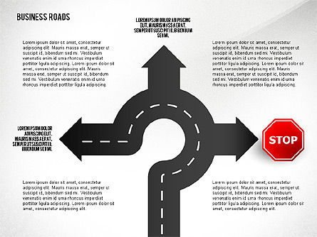 Juntas y señales de carreteras, Diapositiva 8, 02647, Formas — PoweredTemplate.com