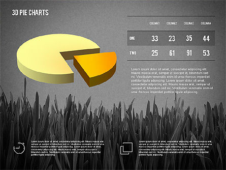 Presentation with Pie Chart and Table (data driven), Slide 10, 02648, Data Driven Diagrams and Charts — PoweredTemplate.com